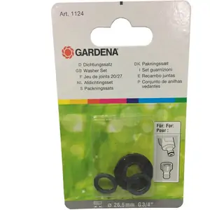 Gardena ORIGINAL Replacement Connector SB Washer and O Ring Set
