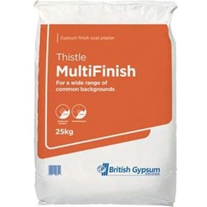 British Gypsum Thistle Multi Finish Plaster - 25kg Gyproc 10041912