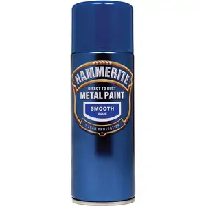 Hammerite Smooth Finish Aerosol Metal Paint Gold 400ml