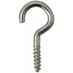 Hardware Solutions Curtain Wire Hooks 23 X 14 Nickel Pack 500