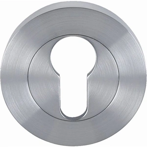Hiatt Hardware Escutcheon Euro Profile Key Hole - Brushed Nickel