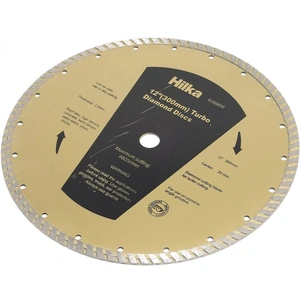 Hilka 12in 300mm Turbo Diamond Disc