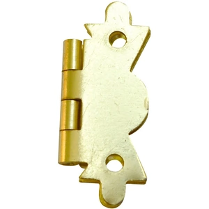 Homebase Butterfly Hinge 50mm Electro Brass - 2 Pack