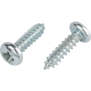 Homebase Zinc Plated Self Tapping Screw Pan Head 4 X 16mm 10 Pack
