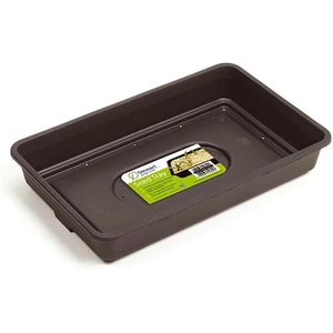 Homebase Seed Tray with Holes - 38cm / Black