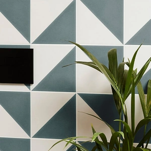 House Beautiful Cube Fern Porcelain Wall & Floor Tile 200 x 200mm - 0.52sqm Pack