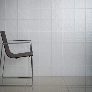 Johnson Tiles Cristal Bumpy White Gloss Glazed Ceramic Wall Tile 150mm x 150mm AAR15YCBWHIT044