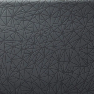 Johnson Tiles Tones Polygon Charcoal Satin Glazed Ceramic Wall Tile Black AA4015TNS7P017