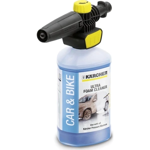 View product details for the Karcher Plug n Clean Foam Nozzle with Ultra Foam Cleaner for K Pressure Washers 1l