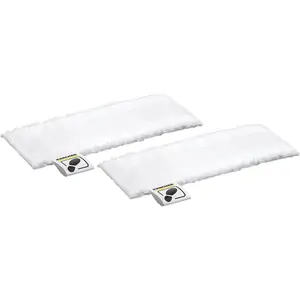 Karcher Home and Garden Karcher Floor Tool Microfibre Cloths for SC EASYFIX Steam Cleaners Pack of 2