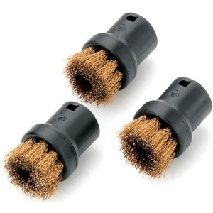 View product details for the Karcher Round Brushes with Brass Bristles for SC Steam Cleaners Pack of 3
