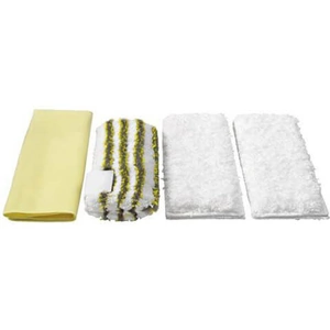 View product details for the Karcher Various Floor Tool Bathroom Microfibre Cloths for SC, DE and SG Steam Cleaners Pack of 4