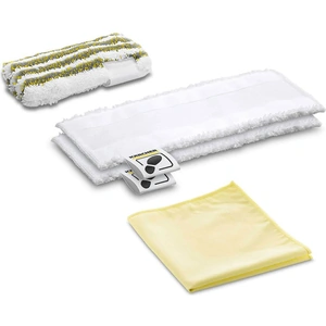 View product details for the Karcher Floor Tool Bathroom Microfibre Cloth Set for SC EASYFIX Steam Cleaners