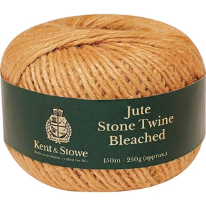 Kent & Stowe Jute Twine Bleached Stone 150m (250g)