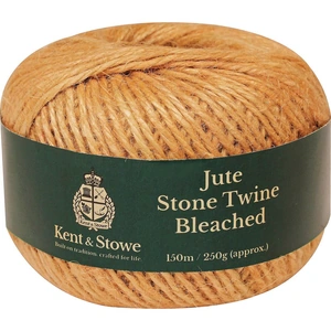 Kent and Stowe Jute Garden Twine Bleached Stone 150m