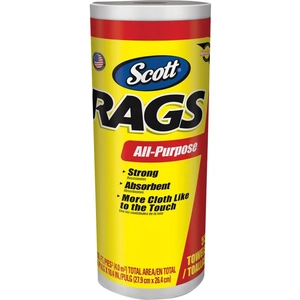 View product details for the Scott Strong Absorbent Rags On A Roll