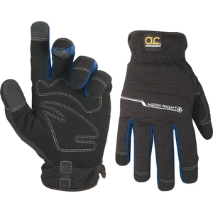 Kunys Flex Grip Workright Lined Winter Gloves Black XL