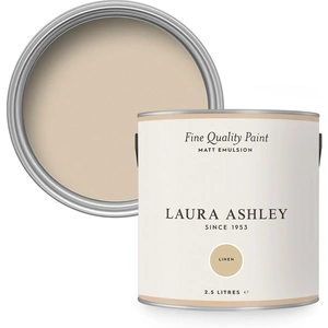 Laura Ashley Matt Emulsion Paint Linen - 2.5L