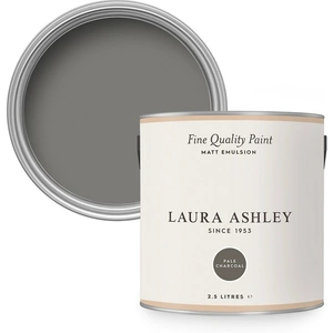 Laura Ashley Matt Emulsion Paint Pale Charcoal - 2.5L