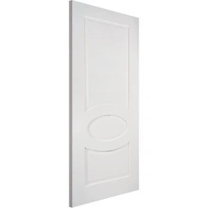 LPD Doors LPD Bordeaux (Primed Oval) White Prime Plus FD30 Internal Door