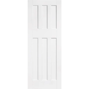 LPD Doors LPD DX White 60s Style Internal Fire Door-78in x 33in x 44mm (1981 x 838mm)