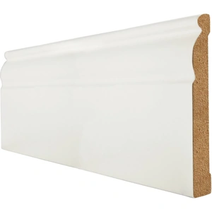 LPD Doors LPD White Primed Ogee Skirting Board - 3000mm x 95mm x 18mm
