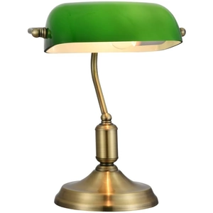 Maytoni Lighting Kiwi Table Banker Lamp Brass, 1 Light, E27