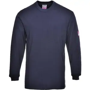 Modaflame Mens Flame Resistant Antistatic T Shirt Navy S