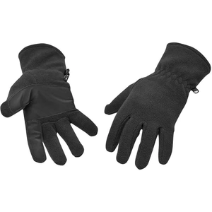 Portwest Fleece Gripper Gloves Black One Size