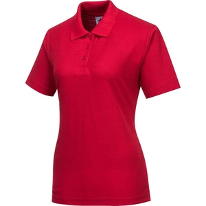 Portwest Ladies Naples Polo Shirt Red XS
