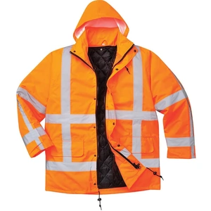 Portwest RWS Hi Vis Traffic Jacket and Detachable Lining Orange L