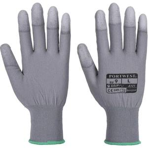 Portwest PU Fingertip Gloves Grey XL