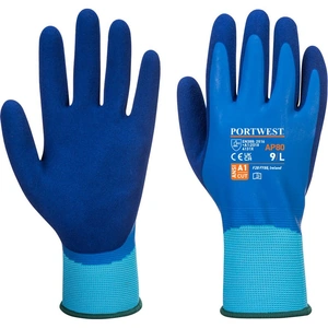 Portwest Liquid Pro Waterproof Grip Gloves Blue L