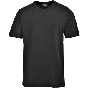 Portwest Thermal Short Sleeve T Shirt Black S