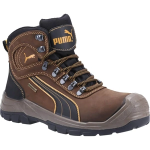 Puma Mens Sierra Nevada Mid Safety Boots Brown Size 12