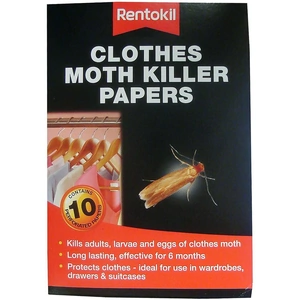 View product details for the Rentokil Moth Killer Strips (Pack of 2)