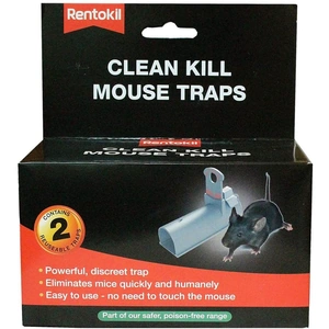 Rentokil Clean Kill Mouse Trap (Pack of 2)