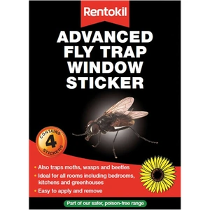 Rentokil Advanced Window Fly Traps Pack of 4