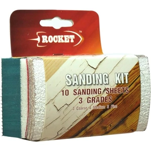 Rocket Sanding Sponge Kit - 10 Piece Pack