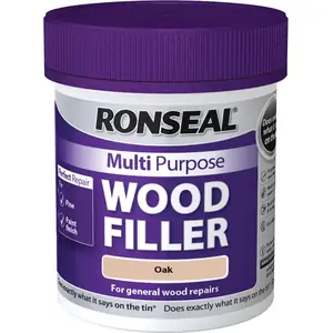 Ronseal Multi Purpose Wood Filler Tub Oak 250g