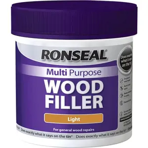 Ronseal Multi Purpose Wood Filler Tub Light 465g