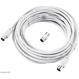 Ross Coaxial Aerial Cable 10m White