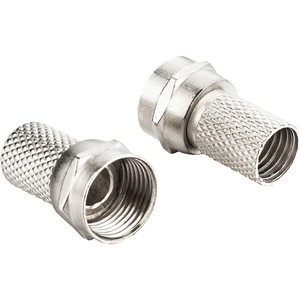 Ross Satellite Cable Plugs Nickel 2 Pack