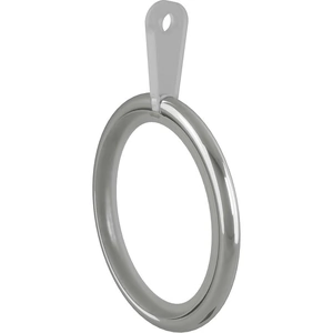Rothley Curtain Rings (Pack Of 10) - Silver Polished