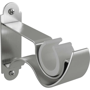 Rothley Push Fit Curatin Bracket Brushed Silver