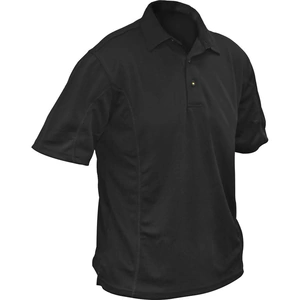 Roughneck Mens Quick Dry Polo Shirt Black 2XL