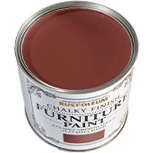 Rust-Oleum Chalky Finish Furniture Paint - Fire Brick - Chalky Finish Furniture Test Pot
