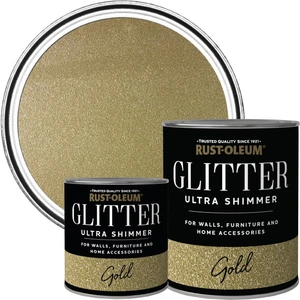 Rust-Oleum Ultra Shimmer - Gold Glitter - 750ml