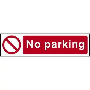 Scan No Parking Sign