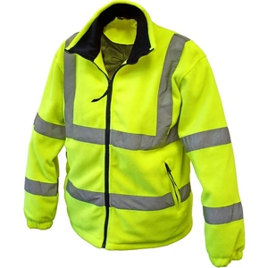 Scan Hi Vis Fleece Jacket Yellow XL